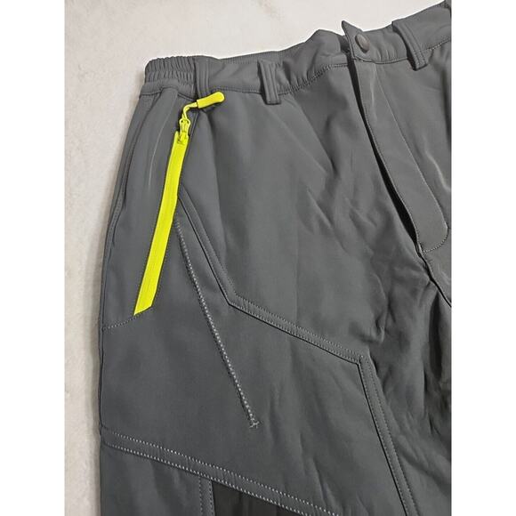 Men's Thermal Hiking Pants Softshell Waterproof Winter Outdoor Ski Snow Trousers - Picture 5 of 10